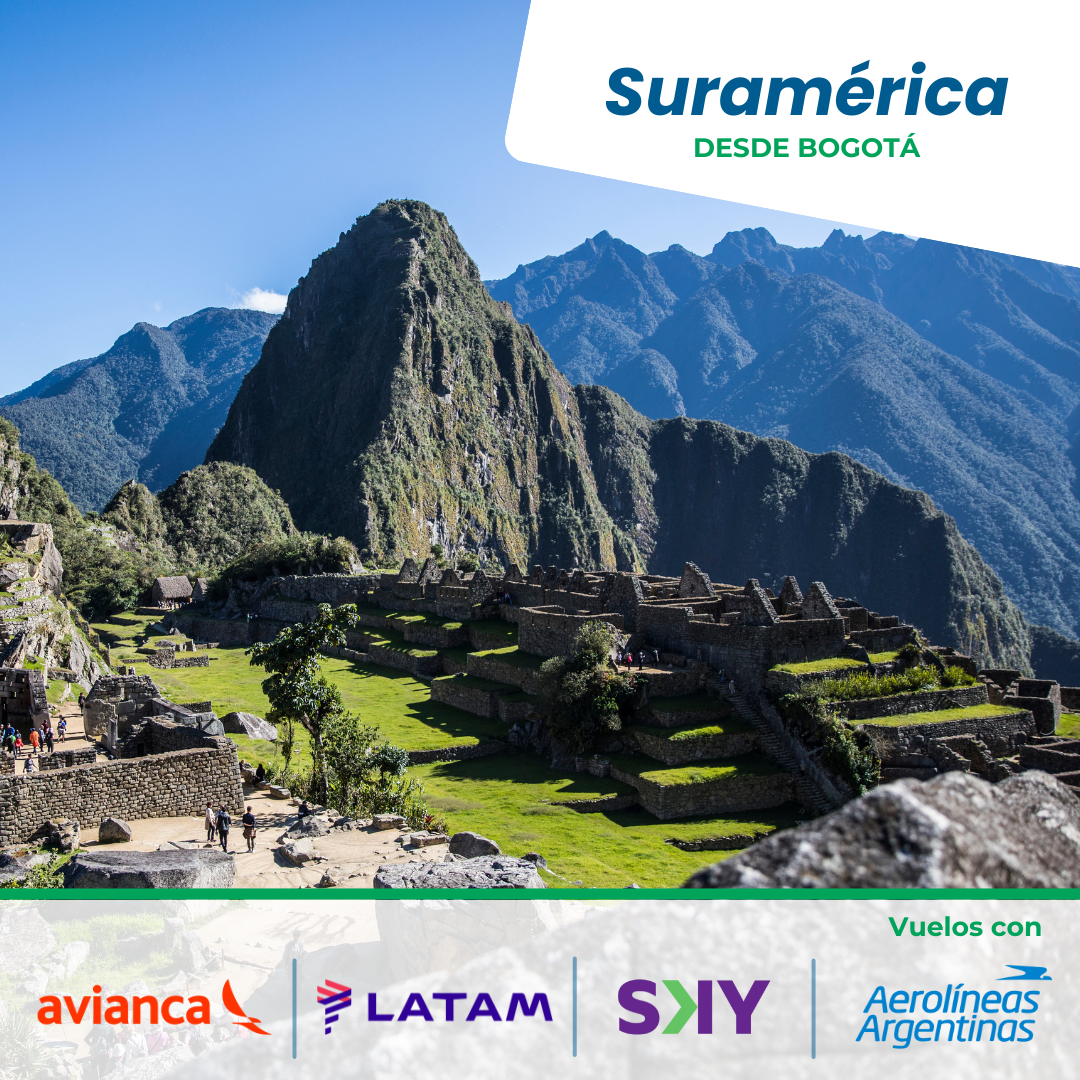 Excursiones por Suramerica desde Bogota con tiquetes